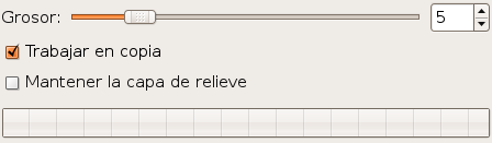 Opciones de “Añadir bisel”