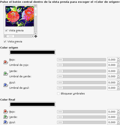 The “Color Exchange” Dialog