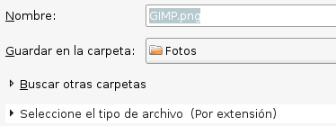 El diálogo “guardar imagen”