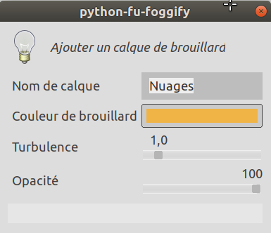 Les options « Brouillard »