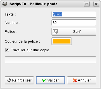 Les options « Pellicule photo »