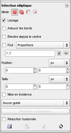 Tool Options Dialog