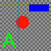 Example of distributing three layers with equal gaps