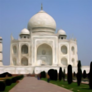 Example for the Mean Curvature Blur filter
