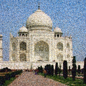 Example of applying the CIE lch Noise filter