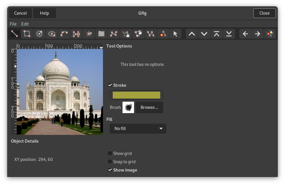 Gfig filter options
