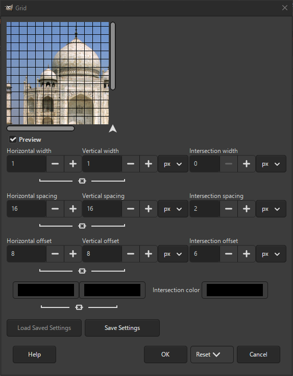 Grid (legacy) filter options