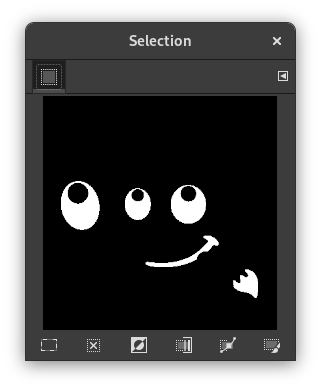 The Selection Editor dialog window