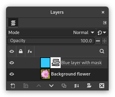 Painting the layer mask