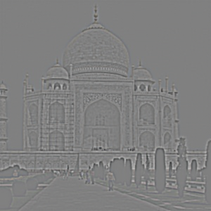 Voorbeeld voor het toepassen van het filter “Wavelet-ontleding”