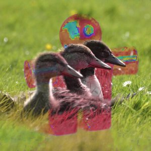 Voorbeeld van modus voor laag “HSV Tint”