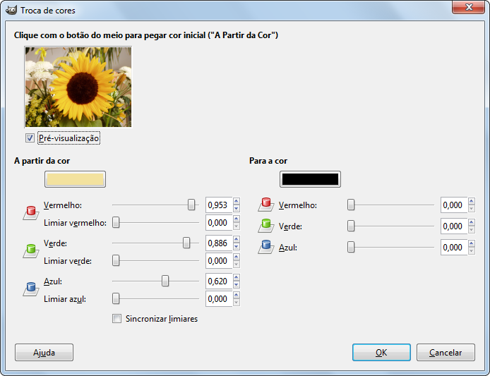 The “Color Exchange” Dialog
