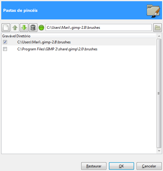 Brush Folders Preferences