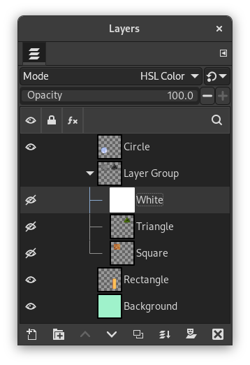 Layer Mode in Layer Group