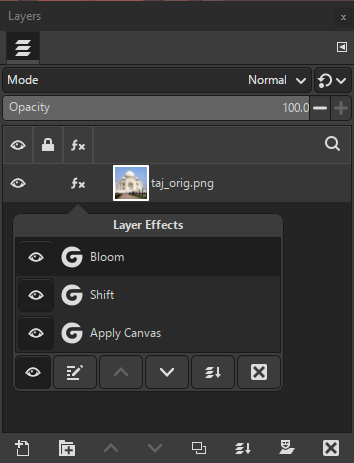 Layer Effects Dialog