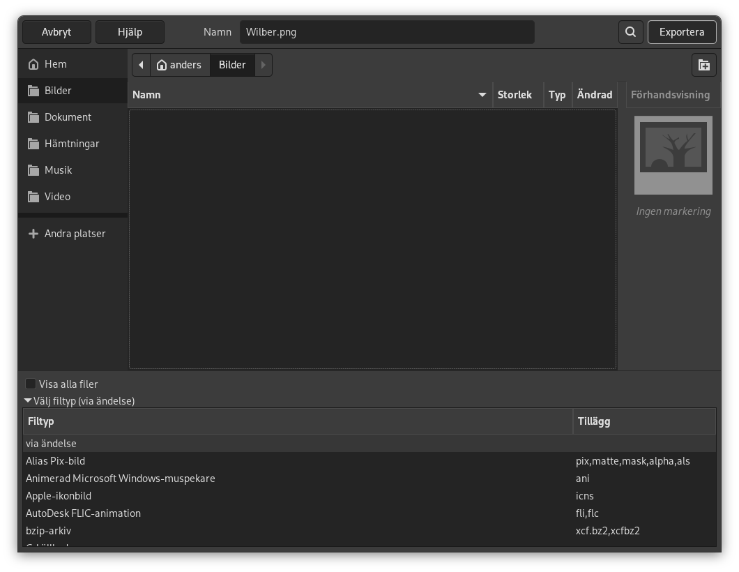 Export Image Dialog