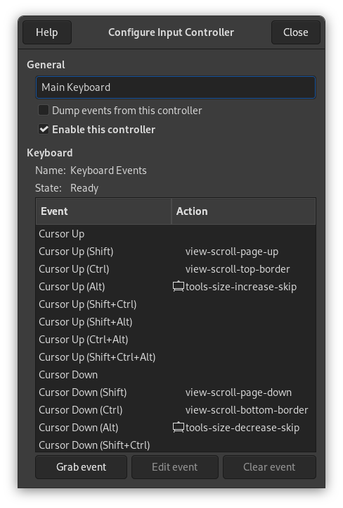 Primært tastatur (Main Keyboard)