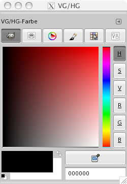 GIMP Color Selector