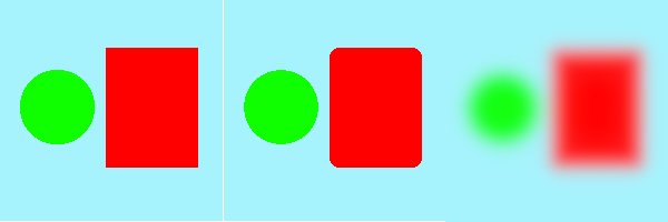 Desfoque por “Mediana” vs desfoque “Gaussiano”